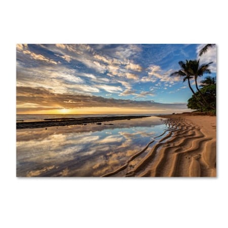 Pierre Leclerc 'Kauai Kailani Sunrise' Canvas Art,16x24